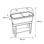 noa kweektafel warm grijs